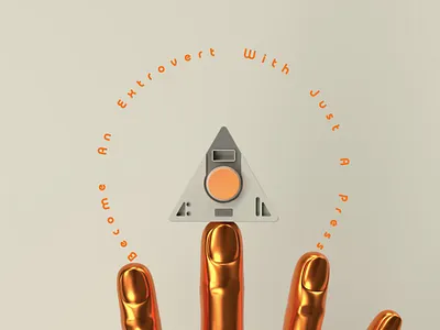 Extrovert Button Poster no.3
