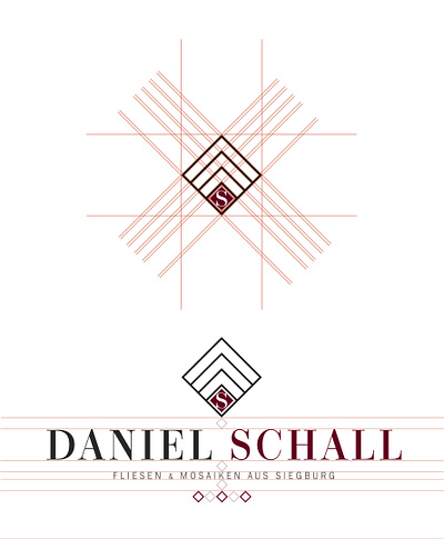 Logo Konstruktion Daniel Schall brand design branding designer logo logo design logodesign