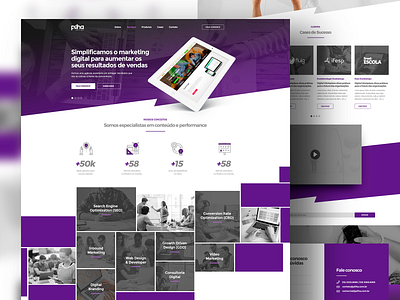 Pilha Digital Site Proposal #2 art direction digital design interface design ui ui design web design