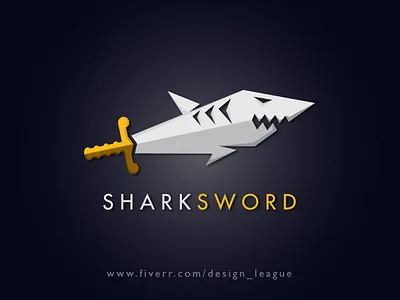 SharkSword Logo art artwork brand design branding clean creative design design design art fish fish logo logo modern modern logo mordern shark shark logo sword sword logo trending