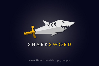 SharkSword Logo art artwork brand design branding clean creative design design design art fish fish logo logo modern modern logo mordern shark shark logo sword sword logo trending