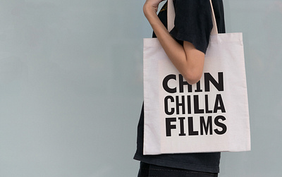 CHINCHILLA FILMS Logo clean design film logo typography