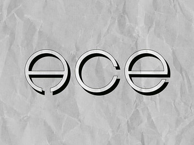 ACE letter lettering minimalist text typogaphy