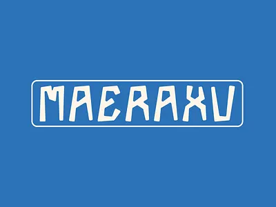 Maeraxu Font display font funny kids modern playful sans serif valentine