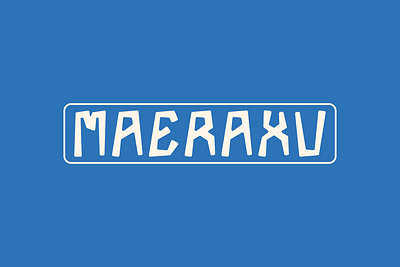 Maeraxu Font display font funny kids modern playful sans serif valentine