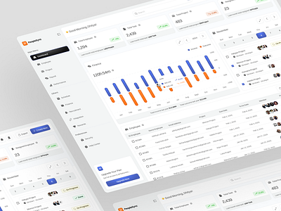 HR Management Dashboard admin dashboard analytic clean dashboard dashboard design design hr hr dashboard hr management human resource management dashboard product design saas task management tracker ui ui design ux