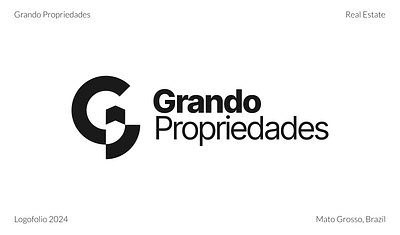 Grando Propriedades brand branding design graphic design logo logotype vector