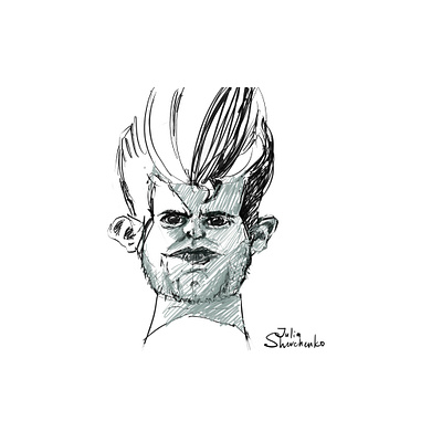 Sketch art character illustration portrait procreate sketch