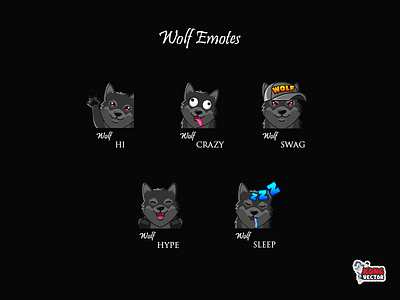 Wolf Twitch Emotes badges customized emotes subbadges twitch twitchbadges twitchchart twitchcreative twitchemotes twitchpanels twitchsubbadges