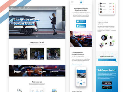 Used Cars Selling App android app blue cars ios second hand ui used car ux