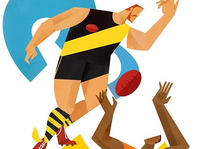 Tigers vs Giants football poster sport veronese