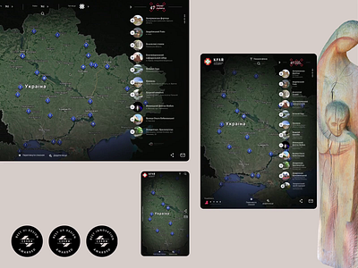 Krai_main after effects ancient animation evne history map showplace tourism ui ukraine ux web design