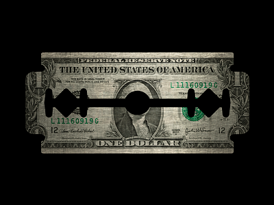 Dangerous Money america blade capitalism concept concept art conceptual danger design digital dollar fun funny graphic humor illustration money power t shirt t shirt design tee