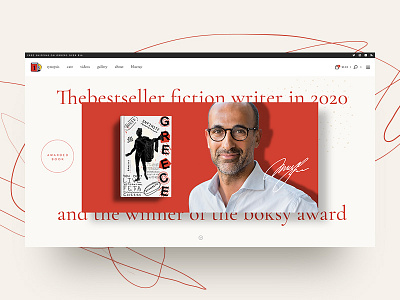 ChapterOne - Bestseller author agency colorful design designer elegant illustration showcase ui ux web design wordpress