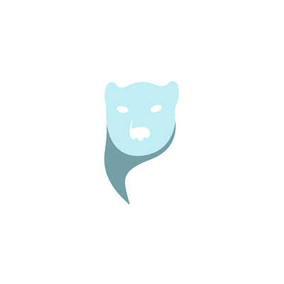 Polar Bear brand design flatdesign graphic design inktober logo vector