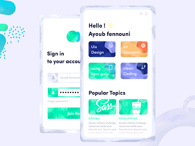 App Design 2020 app app news application blog clean creabik creabik app creabik design creative design developer illustration ui vector
