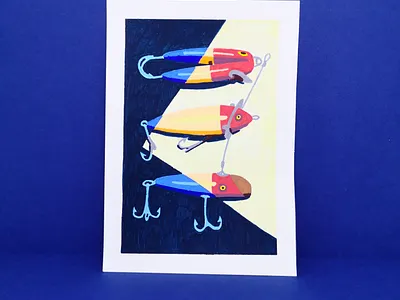 Bait art color colour colourpallet design drawing handdrawn illustration inktober2019 light