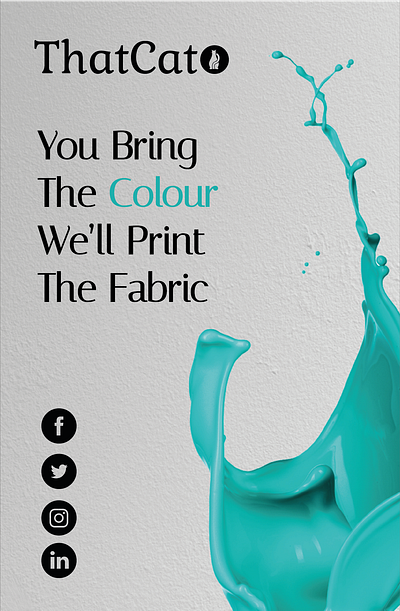 ThatCat Business Cards graphic design logo web website