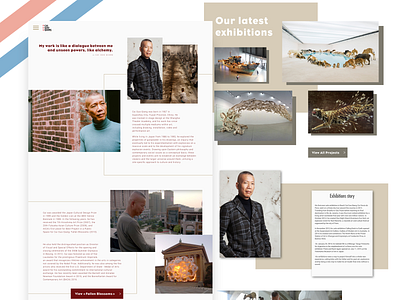 Cai Guo Qiang - Artist portfolio artist design exhibition illustration logo portfolio projects typography ui