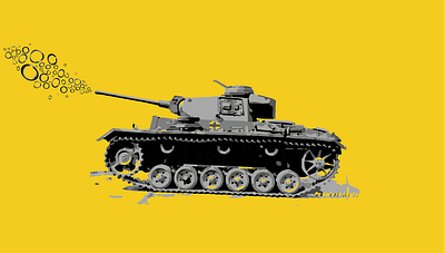 Peace Tank design illustration wallpaper