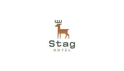 Stag Hotel - logo design brand brand identity brand identity design brand identity designer branding deer logo design illustration logo logodesign stag