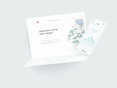 Lake Finance app bitcoin branding crypto design illustration illustrations investing lake landing page madeintoronto minimal money payments ux website
