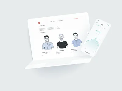 Lake Team and Portfolio bitcoin branding crypto design illustration investing investment portfolio madeintoronto minimal portfolio