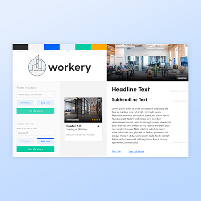 Workery Style Tile design style tile ui ui design