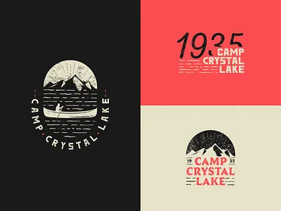 Tour of Terror - Camp Crystal Lake art camp challenge crystal friday the 13th horror lake layout type typogaphy