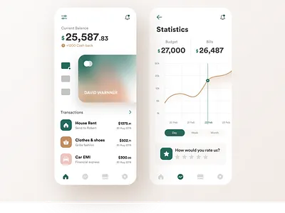 Wallet App 2019 2019 trend activity app app design bank budget credit card daily ui dashboard gradient management minimal typography ui wallet