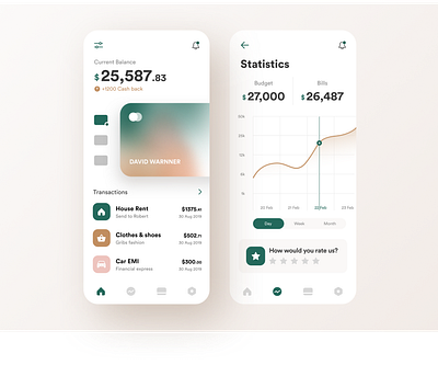 Wallet App 2019 2019 trend activity app app design bank budget credit card daily ui dashboard gradient management minimal typography ui wallet