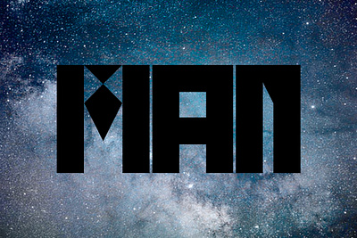 MAN branding clean creative designer illustration letterforms line art line art logo logo portfolio typography weekly challenge weekly warm up