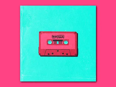 Tape album artwork cover design design hip hop illustration madewithcoolors poster poster design tape urban urban art vintage vivid colors