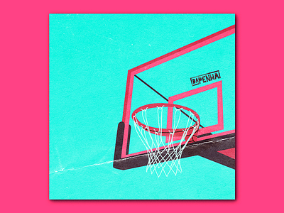 Hoop basketball cover design ghetto hip hop hoop illustration madewithcoolors nba poster design urban urban art vivid colors