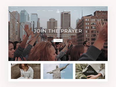 Chapel - Church Theme clean design flat modern type typography ui ux web website