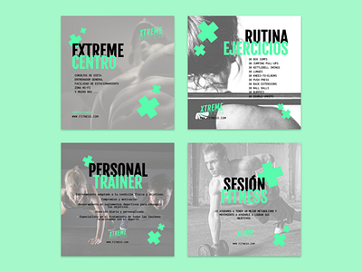 Corporate design for a gym. design