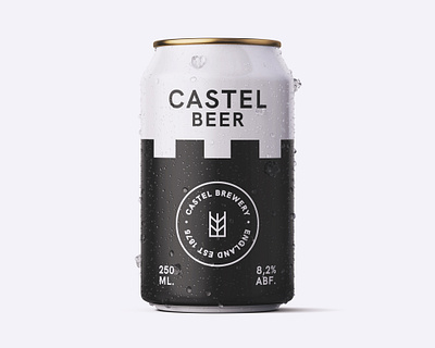 Beer Can Brewery beer beer can brewery can candesign castle creative creativity design designer graphic design modern typography