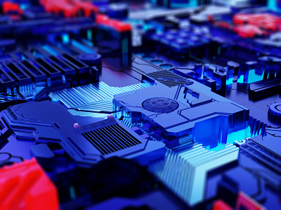 Texture Displacement 3d 3d art 3d artist affinity blender blender3d blender3dart board building buildings circuit city cold debut design displacement illustration isometric light motherboard