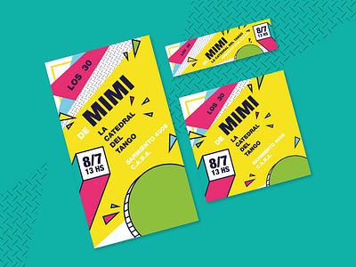 90s Party Ad banner design illustration socialmedia typography vector web