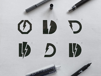 Thunder District | Logo Design brand d monogram design fitness fitness logo graphic design gym gym logo logo logodesign logotype minimalist monogram power power logo sketch strenght thunder thunder logo workout