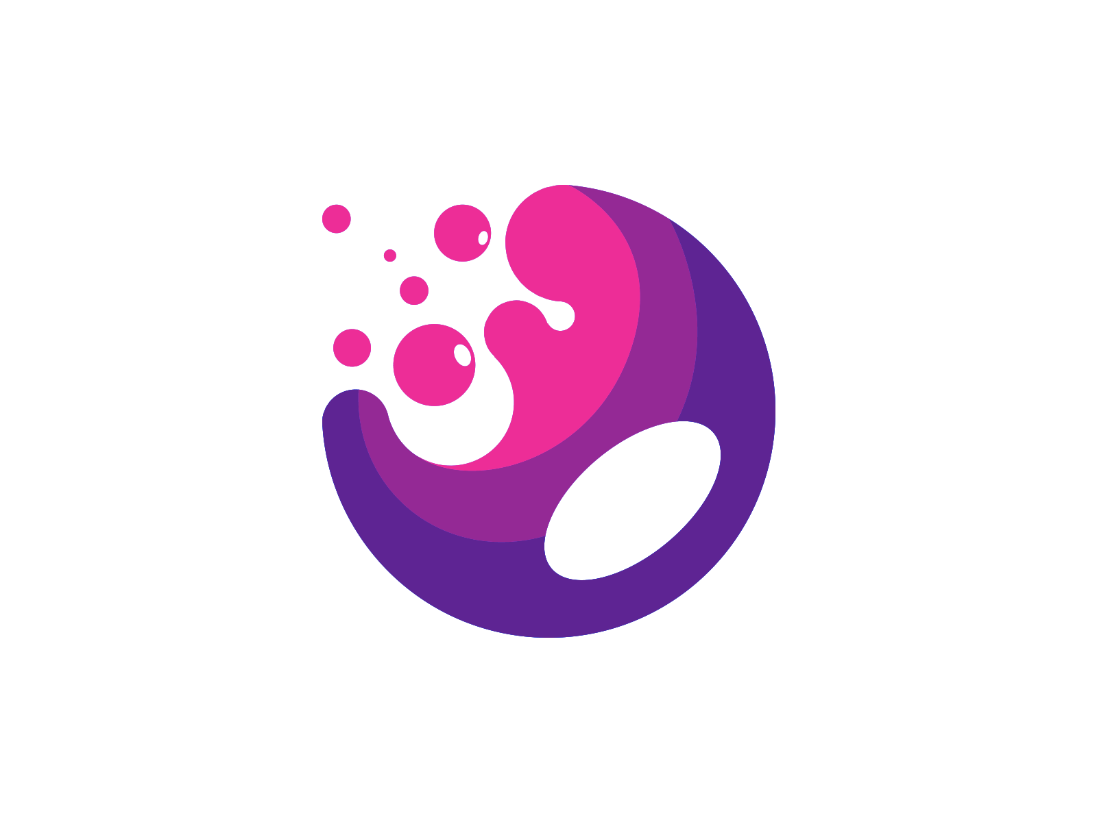 pop alien blob boba boom bubble bubbles circle circles cosmic explode float form icon logo orb pop space vector zoom