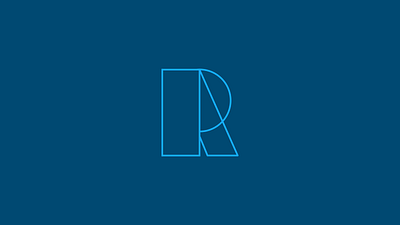 R art dribbbleweeklywarmup letterforms line art typography weekly challenge weekly warm up