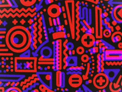 B Pattern (Close Up) abstract colors pattern shapes