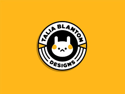 Talia Blanton Designs badge badge logo branding bunny cute emblem illustration kawaii patch rabbit sticker