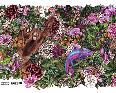 Sustainability Campaign: Princesshay Exeter | Maggie Enterrios animal botanical branding editorial graphic design illustration logo mural packaging pattern signage surface design