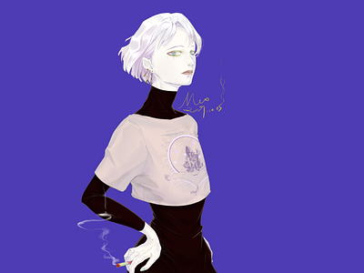 紫色 🔮 烟