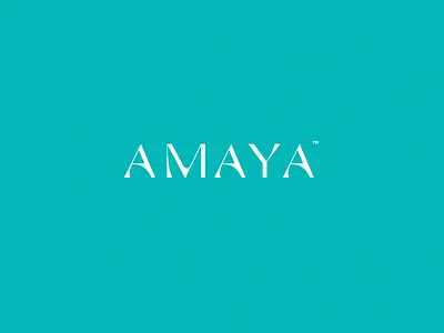 amaya branding logo typogaphy typography