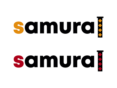 samurai logo animation art design designer freelance design graphic graphic design illustration logo logo design logodesign logos logotype poster art type type art type design typedesign typeface
