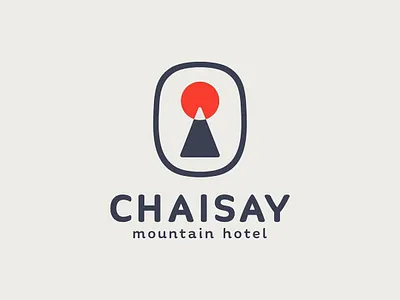 Chaisay Mountain Hotel minimal logo by designpeak brand identity clean cool design design hotel logo icon identity illustration logo logodesigner minimalist design minimalist logo vector