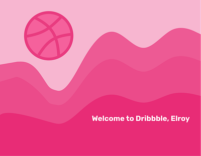 Hello Dribbble!!! design dribbble welcome